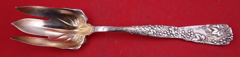 Salad Serving Fork GW  w/ grape motif  10 1/2